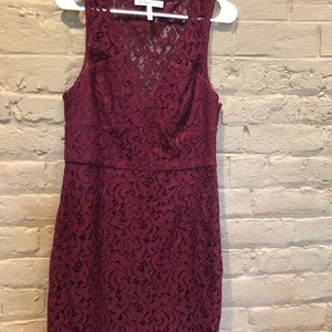 BCBGeneration sleeveless dress, wine colored
